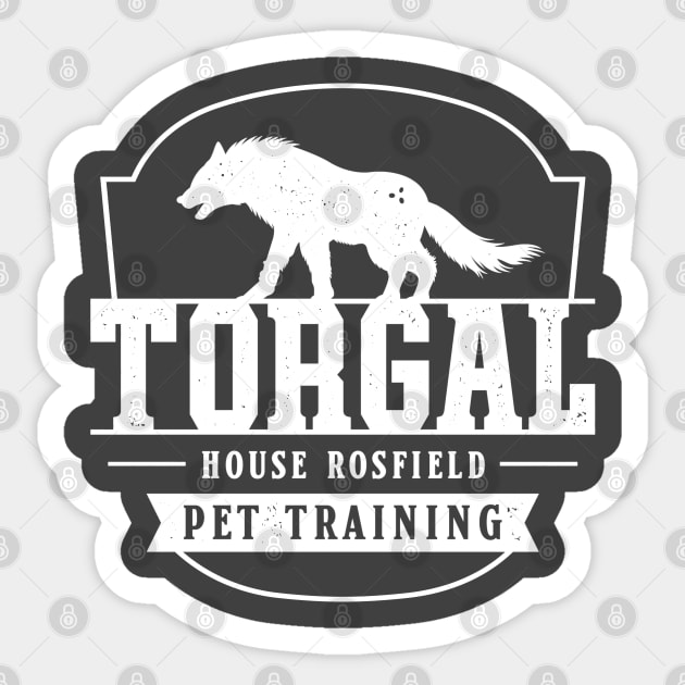 Torgal Pet Training Emblem Sticker by Lagelantee